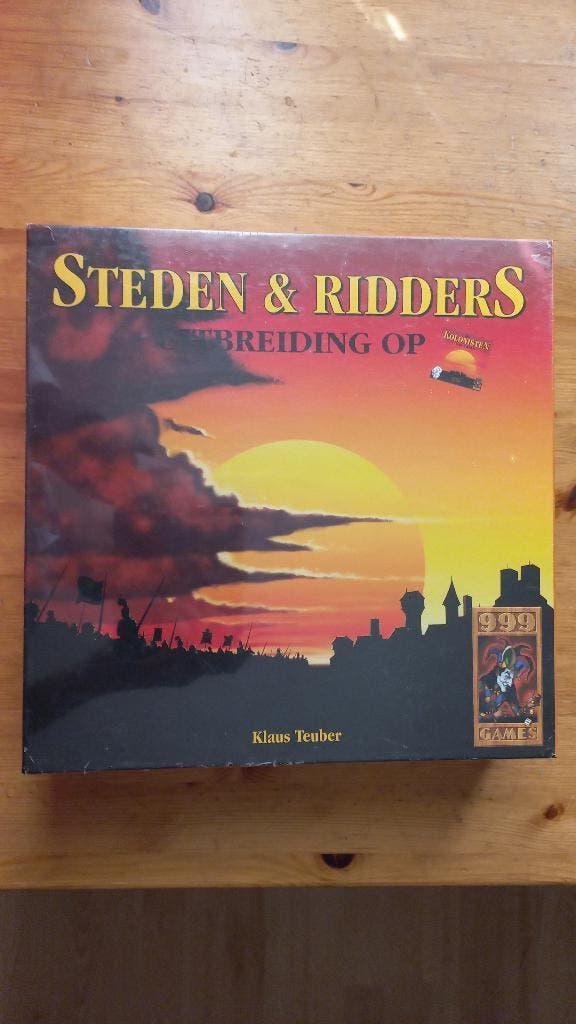 Steden en Ridders uitbre van CATAN van hout (Nieuw in folie), Hobby en Vrije tijd, Gezelschapsspellen | Bordspellen, Een of twee spelers