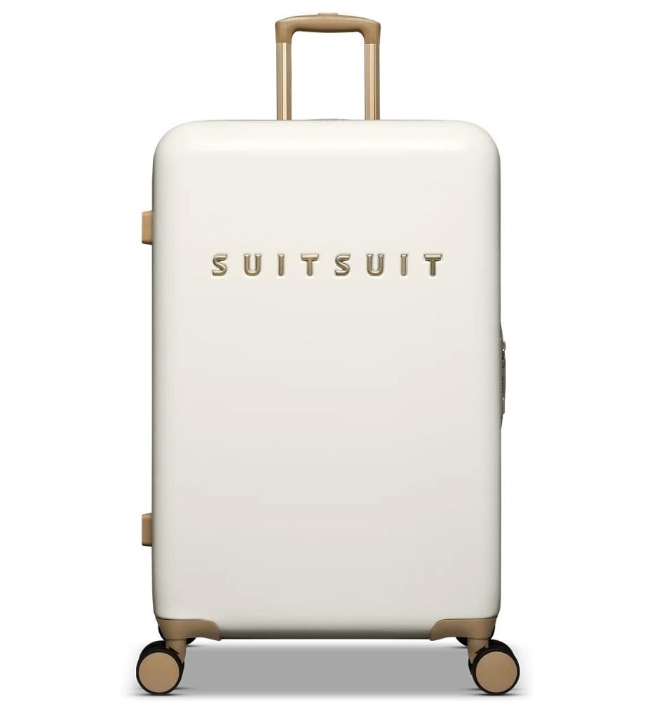 ✅ SUITSUIT Fusion White Swan koffer 66 cm - NIEUW, Wieltjes, Hard kunststof, Nieuw, Ophalen of Verzenden