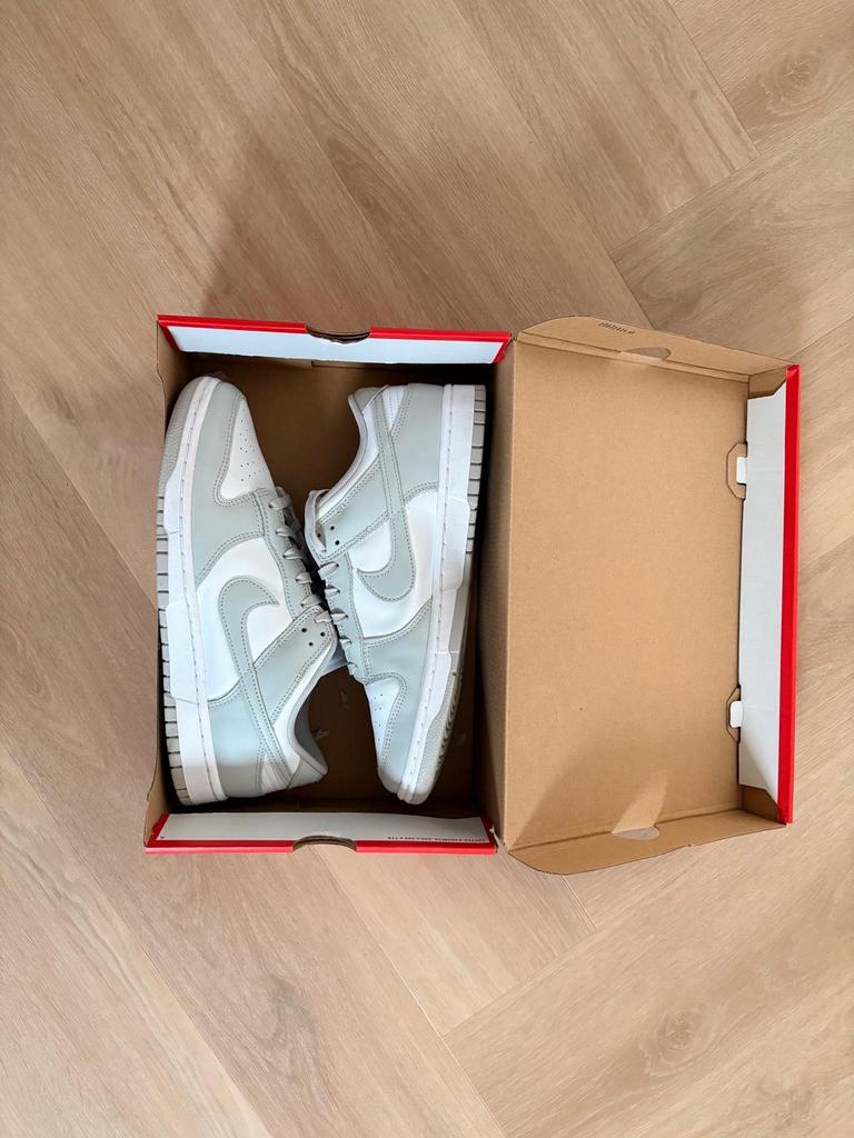 Nike Dunk Low Grey Fog, Kleding | Dames, Schoenen, Verzenden, Nieuw, Grijs, Sneakers of Gympen