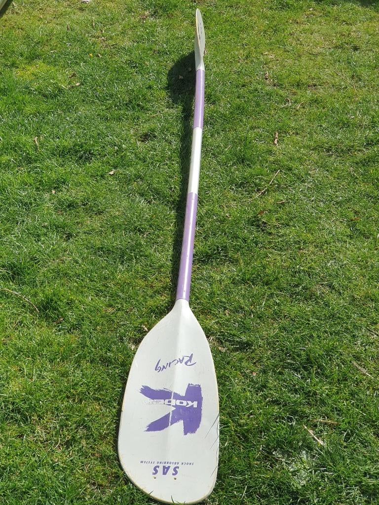 kajak peddel (Kober), Ophalen, Gebruikt, Dubbelbladige peddel