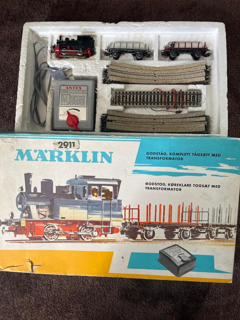 Märklin Treinset 2911 - Complete Startset met Transformator, Wisselstroom, Ophalen of Verzenden, Analoog, Märklin