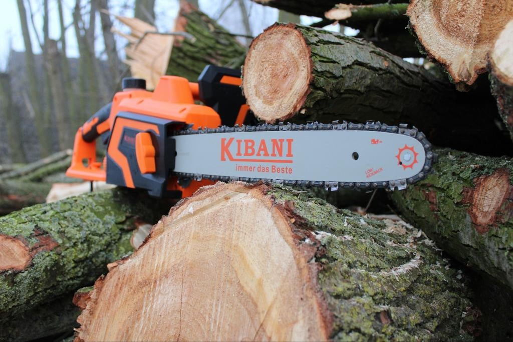 Kibani Elektrische Kettingzaag 1800W - 40cm Zwaard, 70 mm of meer, Kettingzaag, Nieuw, Ophalen of Verzenden