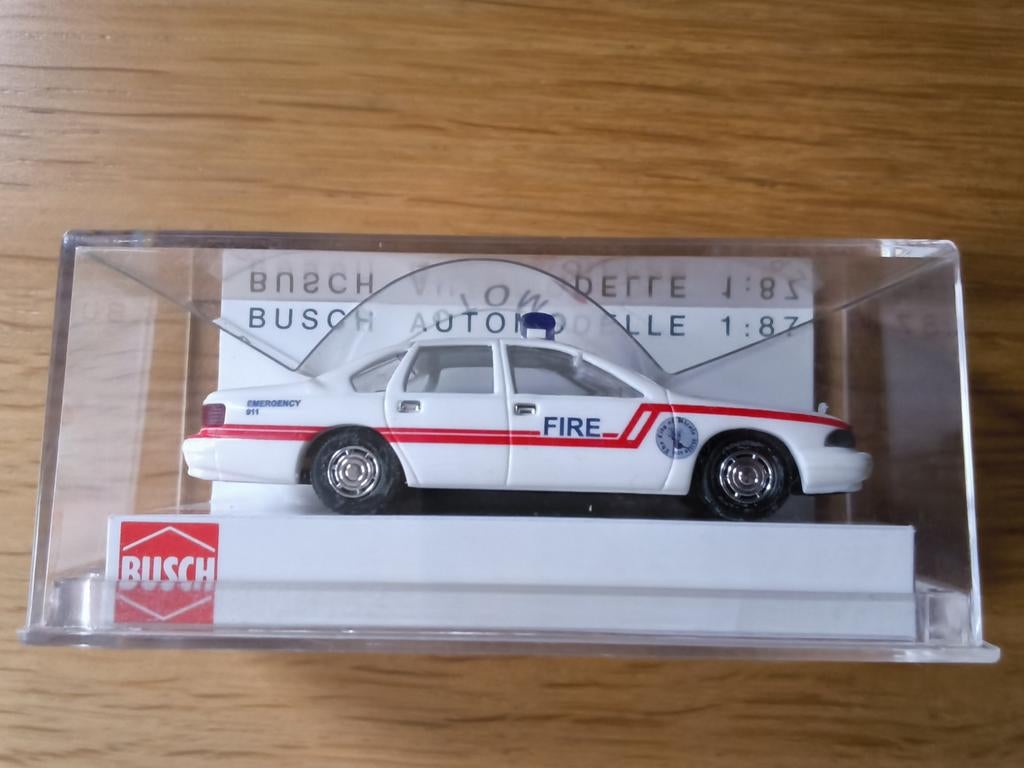Busch 47612 Chevrolet Caprice Firechief., Ophalen of Verzenden, Auto, Overige merken