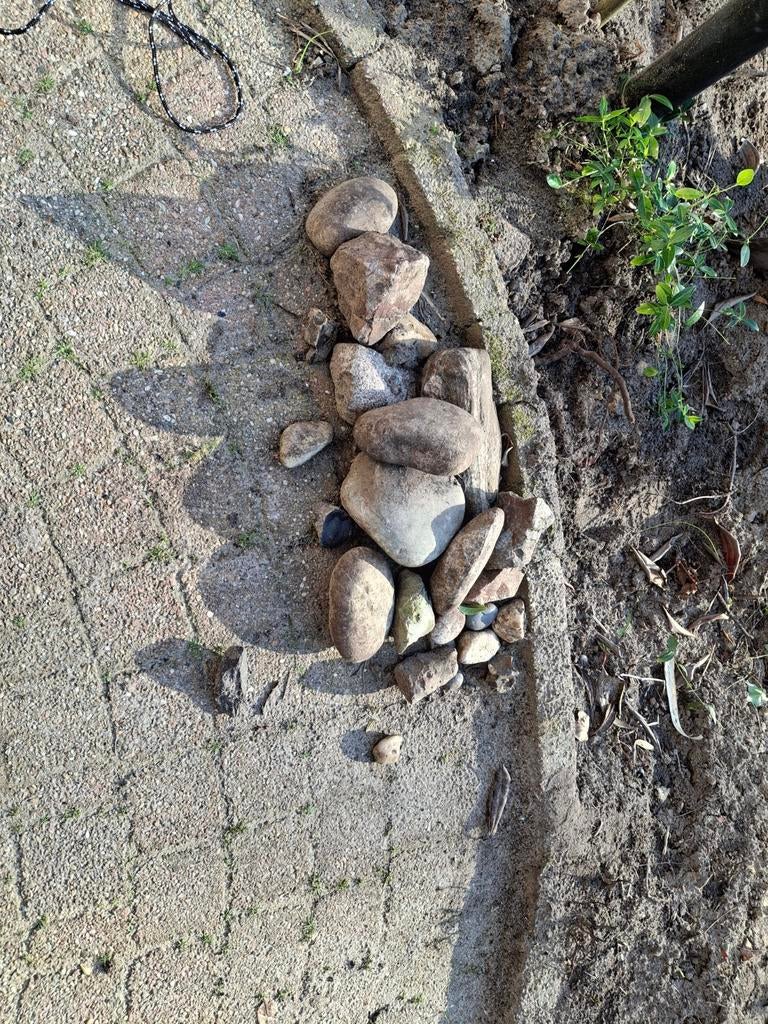 Diverse zwerfkeien voor tuin of decoratie, Tuin en Terras, Grind, Keien en Split, Ophalen, Overige materialen, Gebruikt, Kei