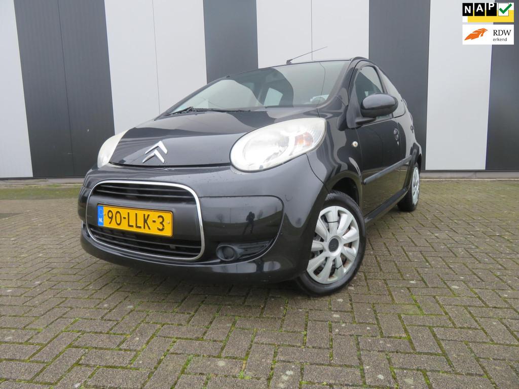 Citroen C1 1.0-12V Ambiance, Gebruikt, Zwart, 4 stoelen, C1