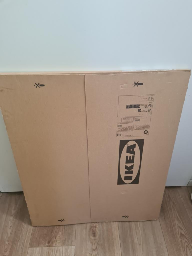 2x besta ikea lappviken deurtjes 60x64 nieuw zwartbruin, Ophalen, Nieuw