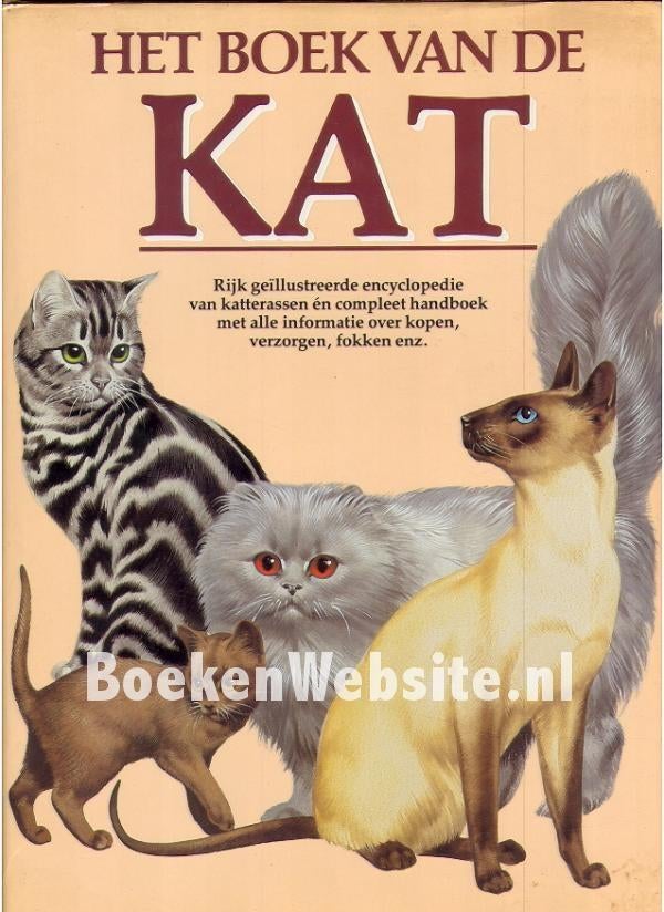 Het Boek van de Kat - Rijk Geïllustreerde Encyclopedie, Ophalen of Verzenden, Zo goed als nieuw, Katten