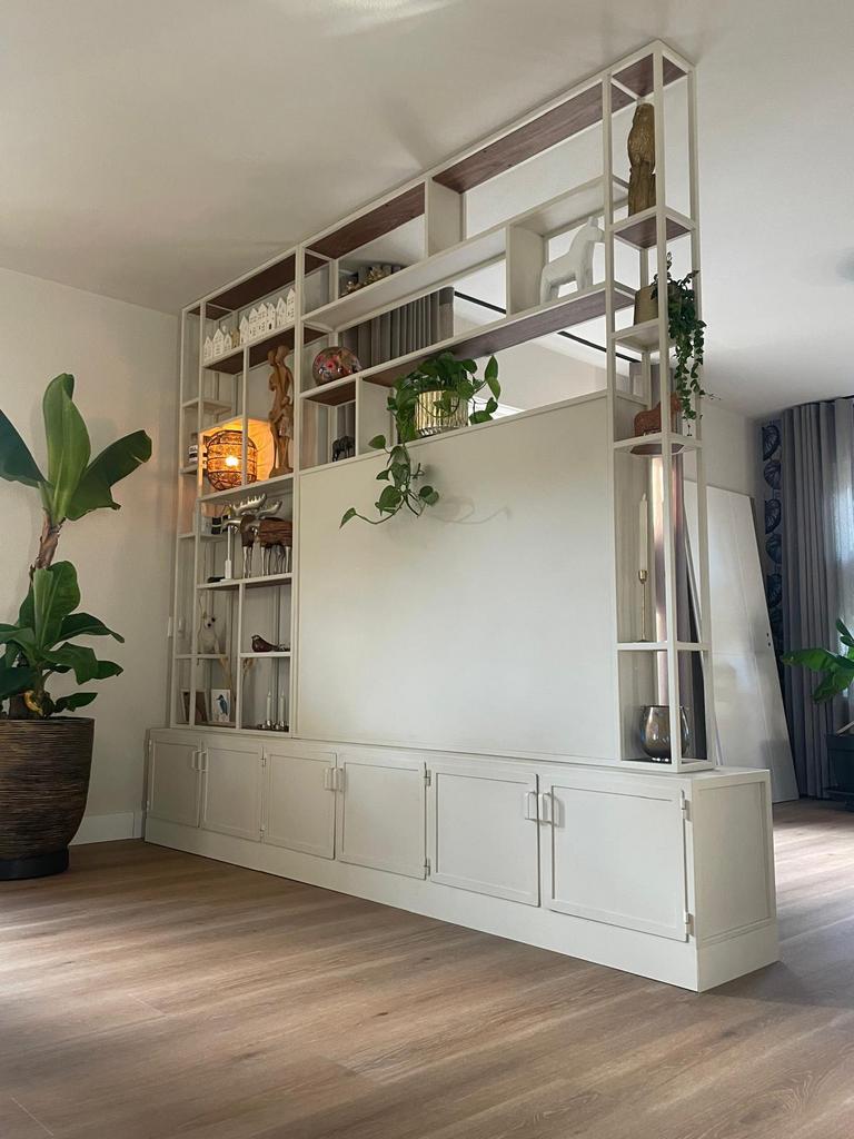 Op maat Roomdivider Televisie meubel kastenwand naar wens, Huis en Inrichting, Kasten | Televisiemeubels, Ophalen, Nieuw, Overige materialen