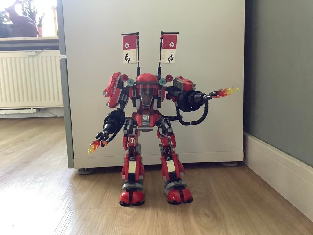 LEGO Ninjago Kai's Vuur Mech - Compleet, Ophalen, Gebruikt, Lego, Compleet