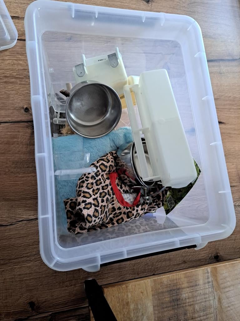 Diverse vogel spullen, Ophalen