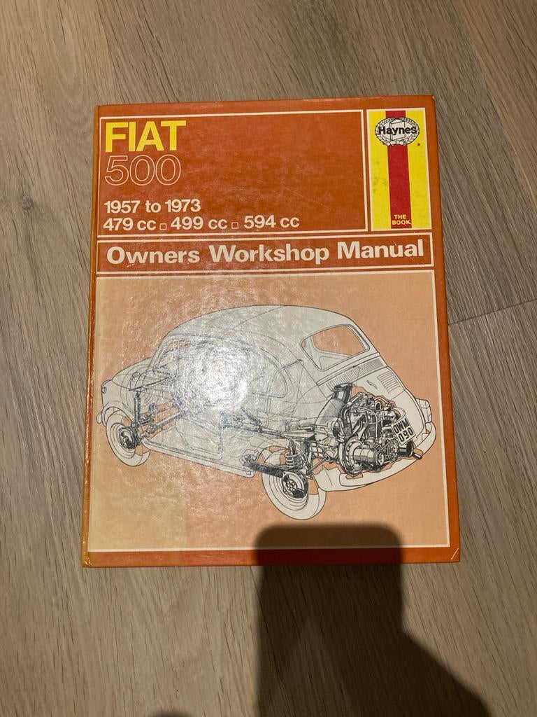 Haynes Werkplaatshandboek Fiat 500 (1957-1973), Ophalen of Verzenden, Gelezen, Overige merken