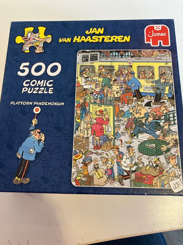 Jan van Haasteren 500 stukjes - Platform Pandemonium, Ophalen of Verzenden, Minder dan 500 stukjes, Gebruikt, Legpuzzel
