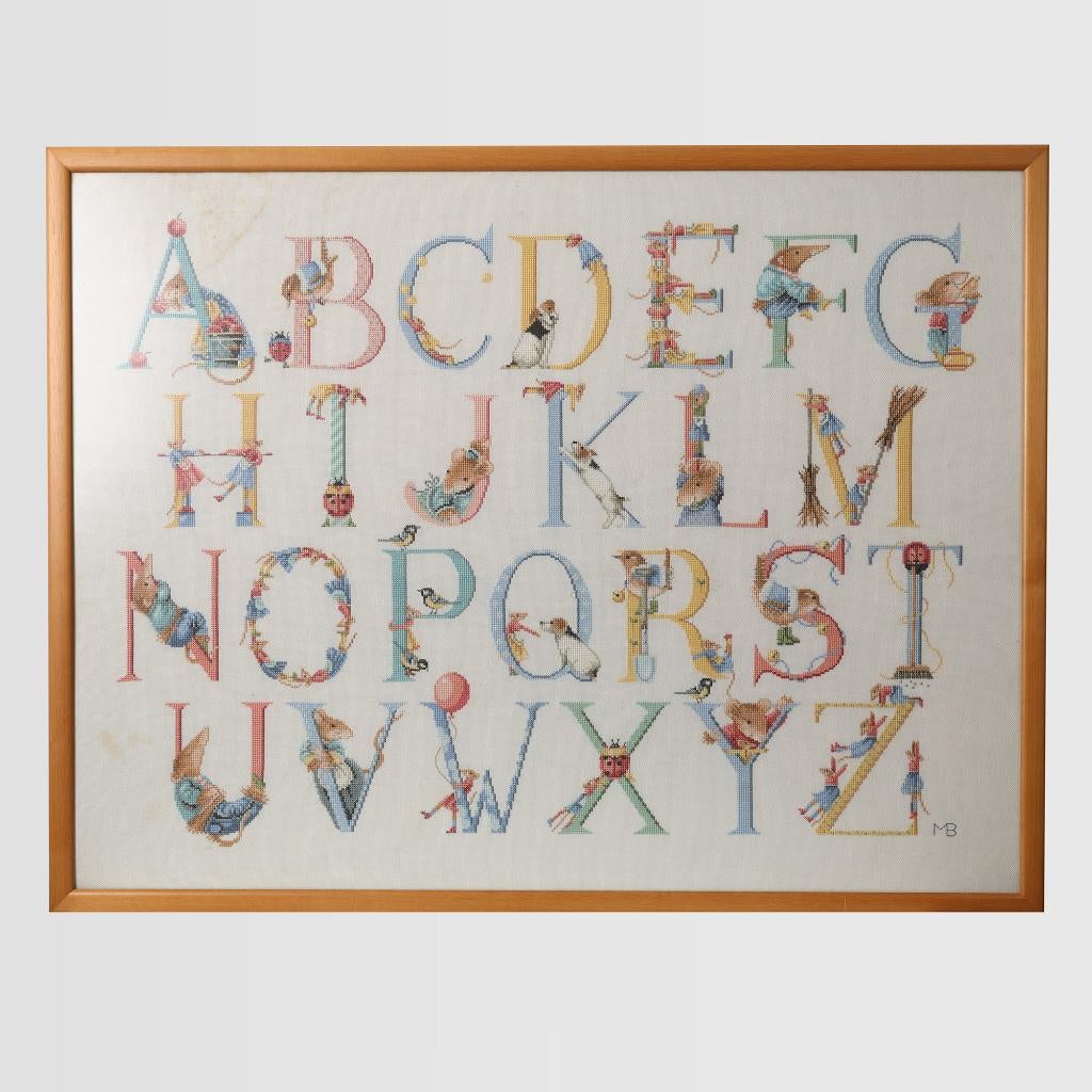 Borduurwerk Marjolein Bastin, Vera de Muis, a.b.c. alfabet, Ophalen of Verzenden, Gebruikt, Handborduren, Overige typen