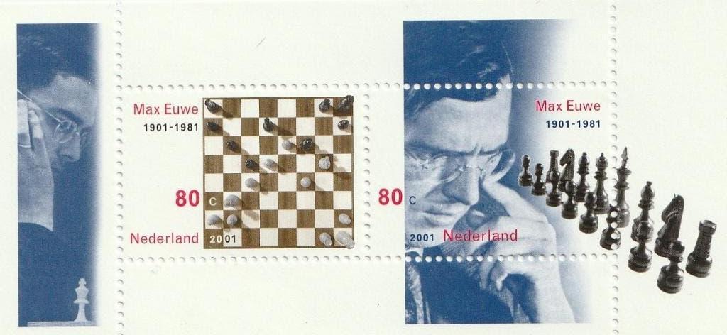 2001 Max Euwe (MP5015), Verzenden, Na 1940, Postfris