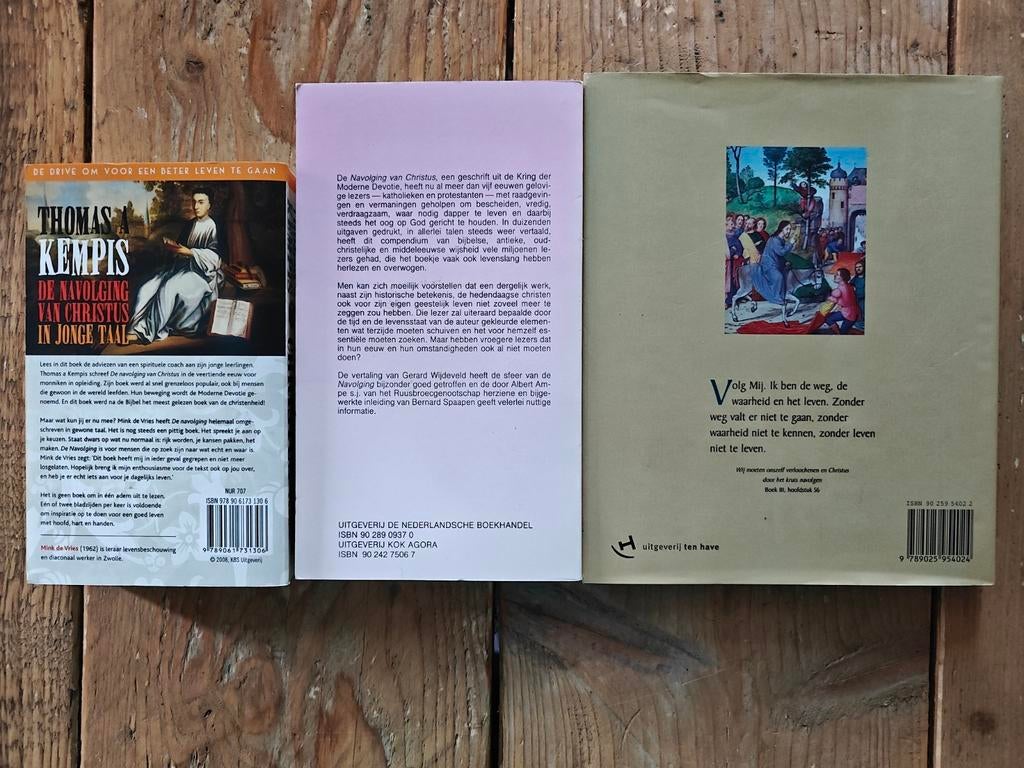 3 X De navolging van Christus., Boeken, Ophalen of Verzenden, Zo goed als nieuw