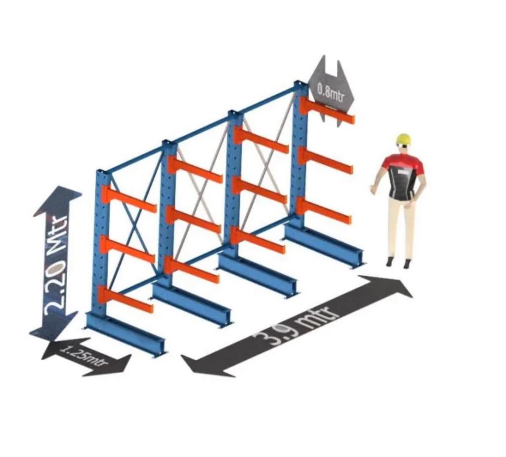 2mtr. Enkelzijdige draagarmstelling Nieuw!, Ophalen