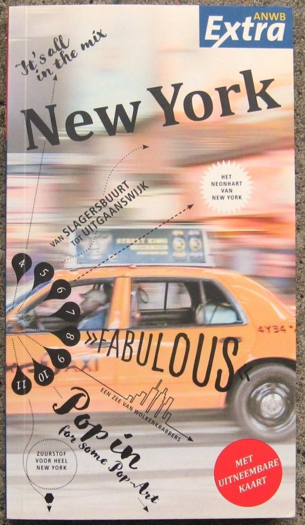 New York (ANWB-Extra), Ophalen of Verzenden, Zo goed als nieuw, Reisgids of -boek, Noord-Amerika