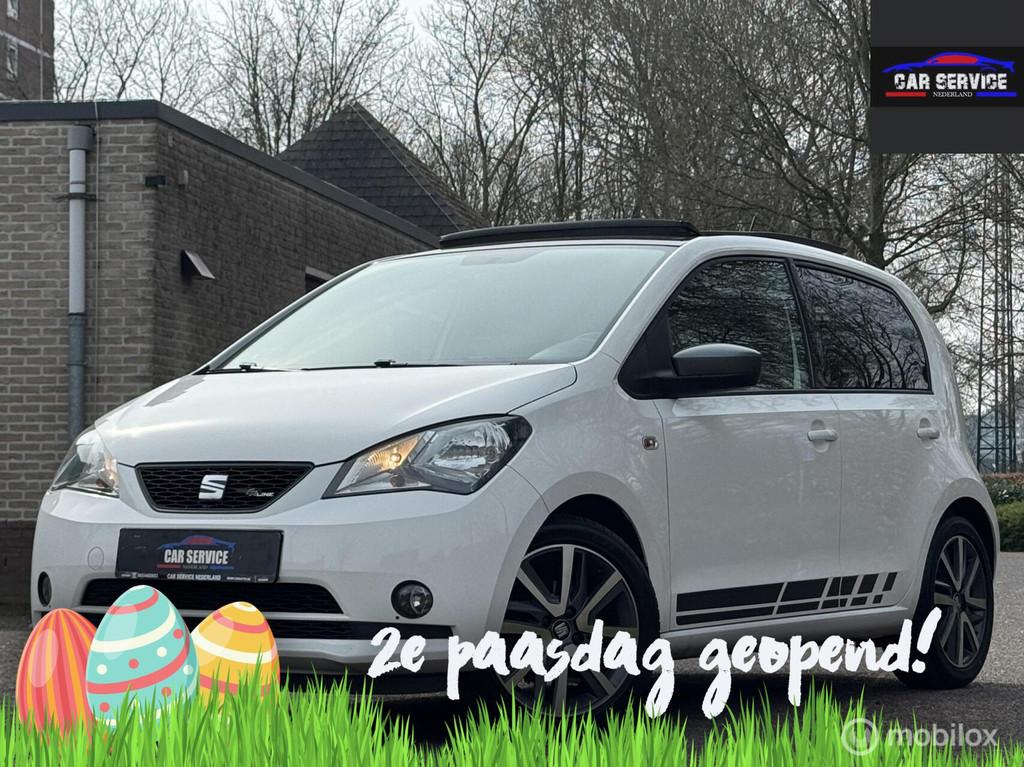 Seat Mii 1.0 FR Intense/BT/LMV/PANORAMADAK/NETTE STAAT/DO, Voorwielaandrijving, Gebruikt, 840 kg, 4 stoelen