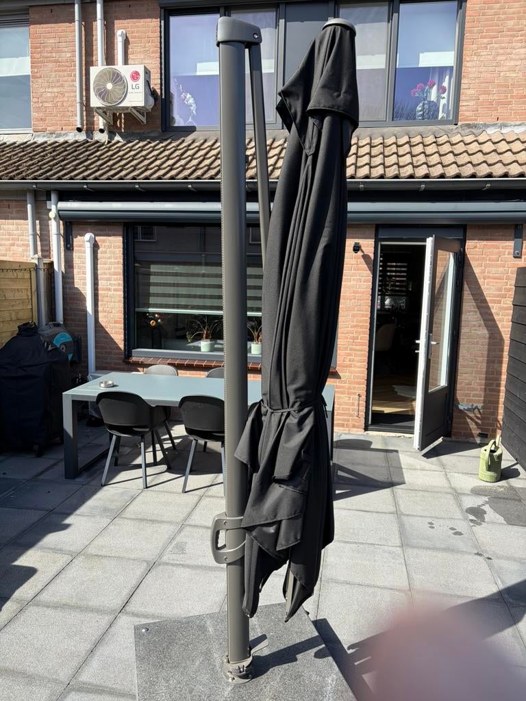 Parasol (nieuw) 3x3, Nieuw, Ophalen of Verzenden, Zweefparasol, Verstelbaar