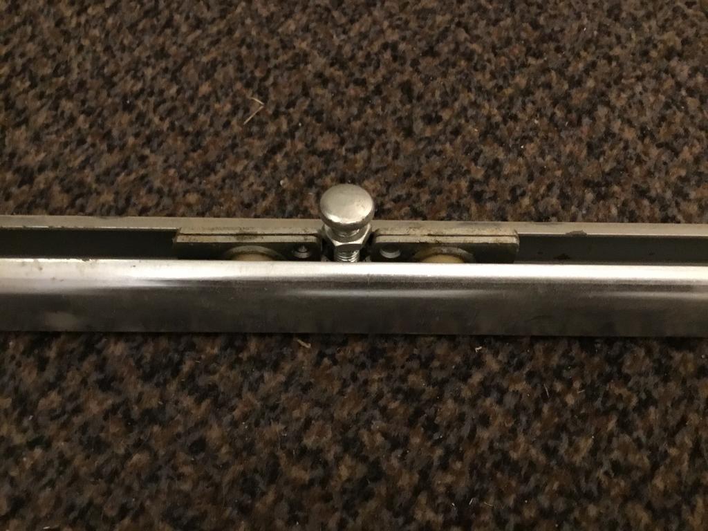 Te koop geze schuif deur rail, 215 cm of meer, Binnendeur, Ophalen of Verzenden, Zo goed als nieuw