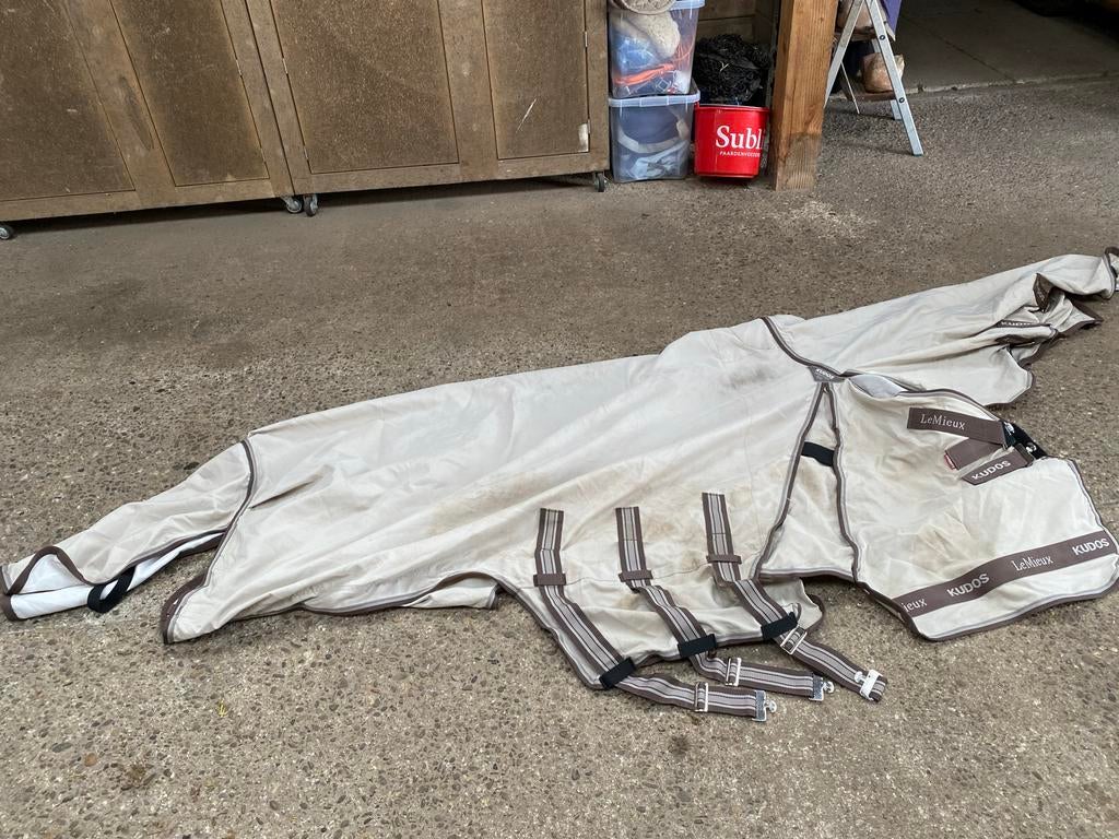 LeMieux zomer/eczeem deken met vaste hals, Dieren en Toebehoren, Paarden en Pony's | Dekens en Dekjes, Ophalen of Verzenden, Zo goed als nieuw