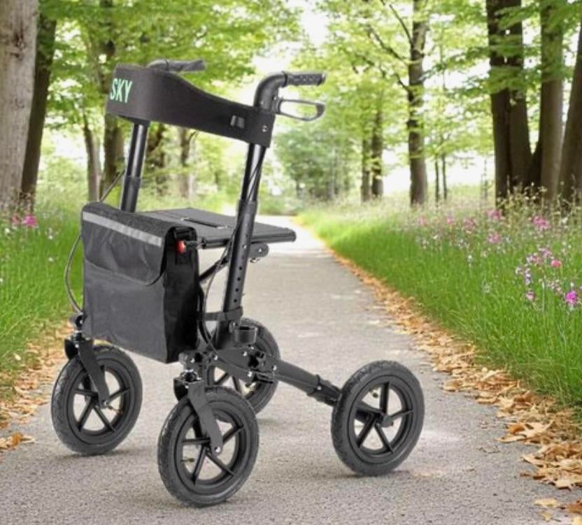 Rollator, outdoor dubbel opvouwbaar, Ophalen, Opvouwbaar