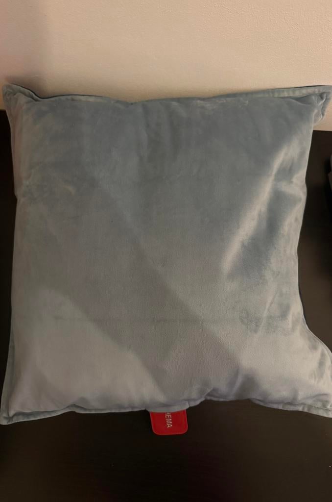 Hema verwarmingskussen blauw 40x40, Ophalen of Verzenden, Zo goed als nieuw, Blauw, Vierkant