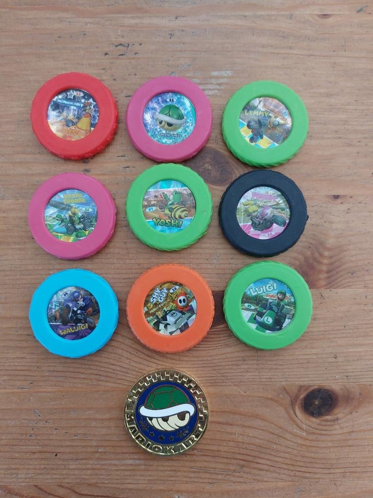 Mario coins met speciale schild, Verzamelen, Supermarktacties, Plus, Ophalen of Verzenden