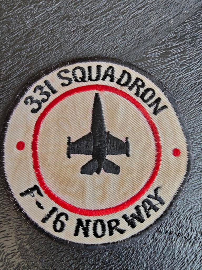 patch , 331 squadron patch , f16 , norway patch , jaren 90 r, Verzamelen, Militaria | Algemeen, Ophalen of Verzenden, Luchtmacht