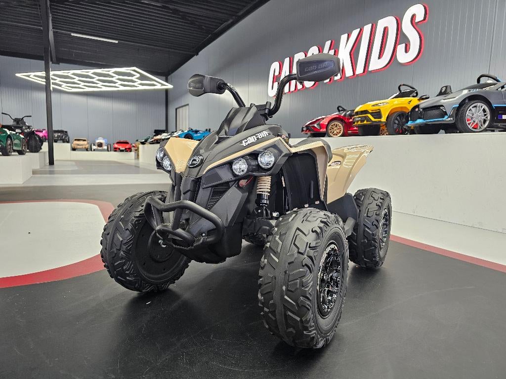 Kinder Quad Can Am - 24 volt - leren zit - rubberen banden, Kinderen en Baby's, Speelgoed | Speelgoedvoertuigen, Nieuw, Ophalen of Verzenden