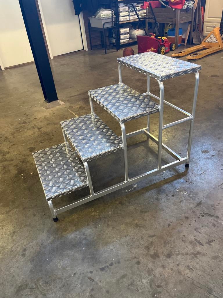 Aluminium trap voor steiger, 4 treden, Watersport en Boten, Ophalen, Nieuw, Overige typen