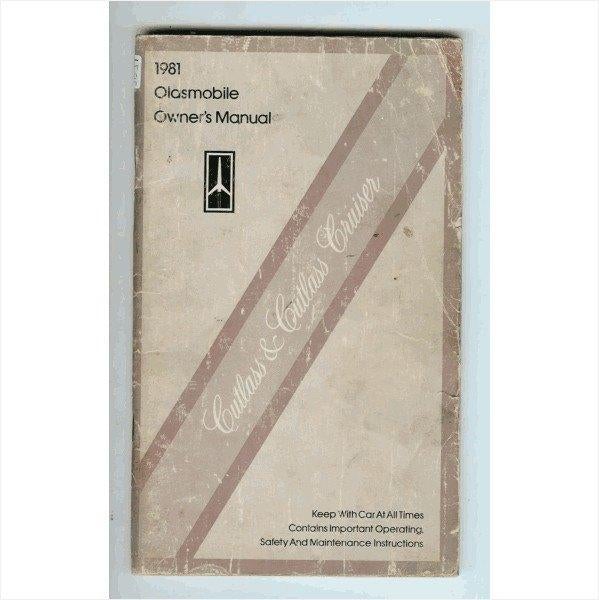 Oldsmobile Cutlass & Cutlass Cruiser Instructieboekje 1980 #, Ophalen of Verzenden