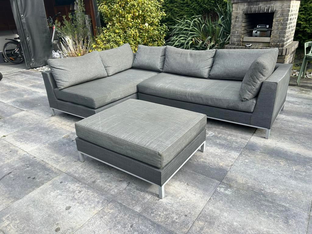 All weather loungeset, Tuin en Terras, Tuinsets en Loungesets, Ophalen, Gebruikt, Bank, Loungeset
