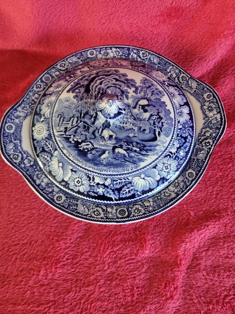 Porseleinen Serveerschaal Rural England - 24 cm, Ophalen