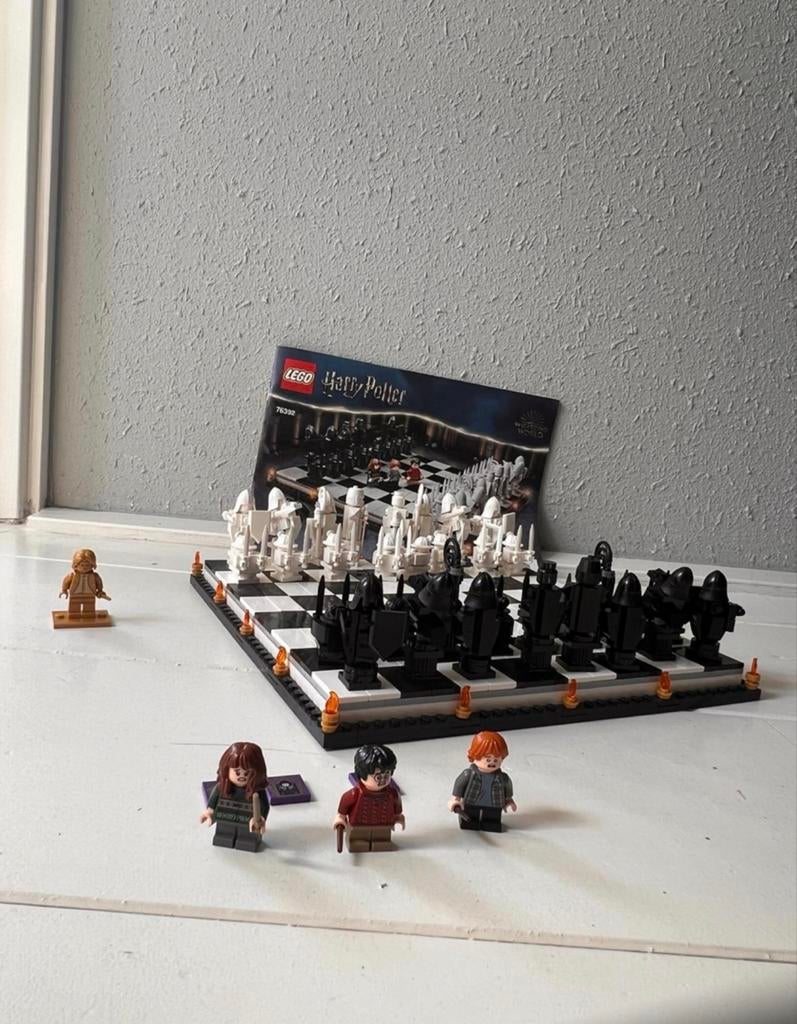 Lego Harry Potter Schaakspel 76392 Compleet, Gebruikt, Lego, Harry Potter, Ophalen of Verzenden