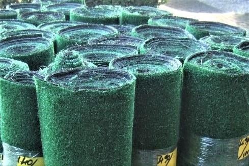 Kunstgras op rol verschillende maten., Ophalen, Nieuw, 20 m² of meer, Kunstgras