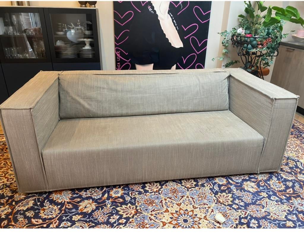 Piet Boon Bank - 225 cm - Opnieuw te bekleden - Gratis, Ophalen, Gebruikt, 100 tot 125 cm, Driepersoons