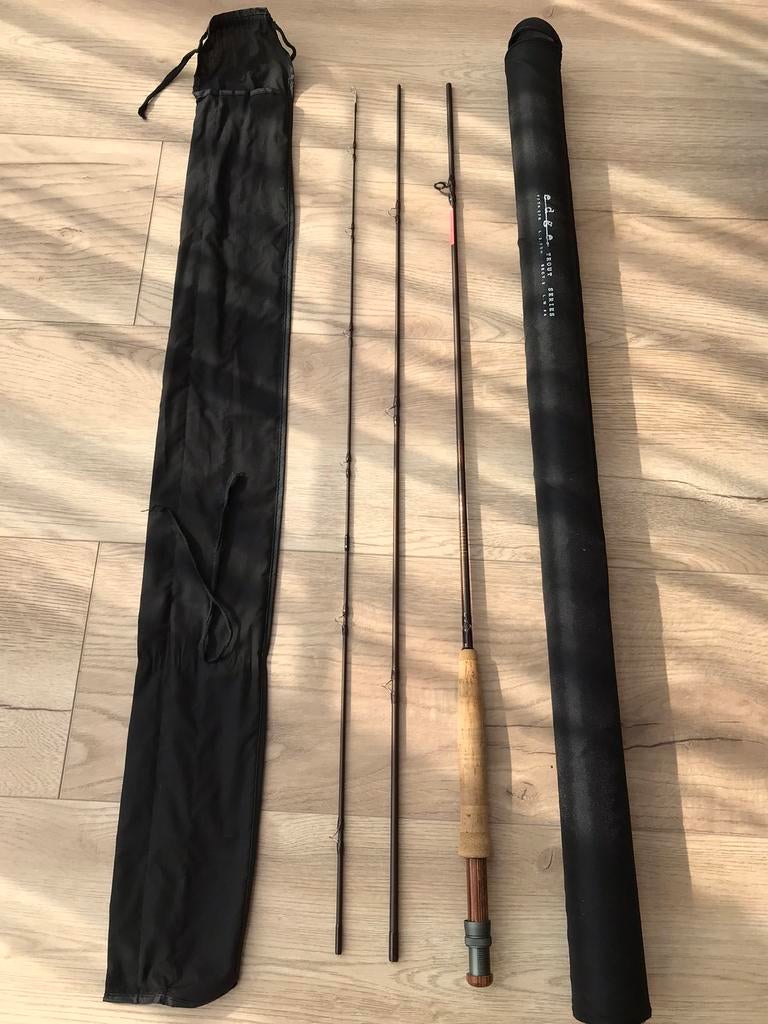 edge trout #4 vlieghengel zie foto’s en omschrijving, Watersport en Boten, Hengelsport | Vliegvissen, Nieuw, Werphengel, Ophalen of Verzenden