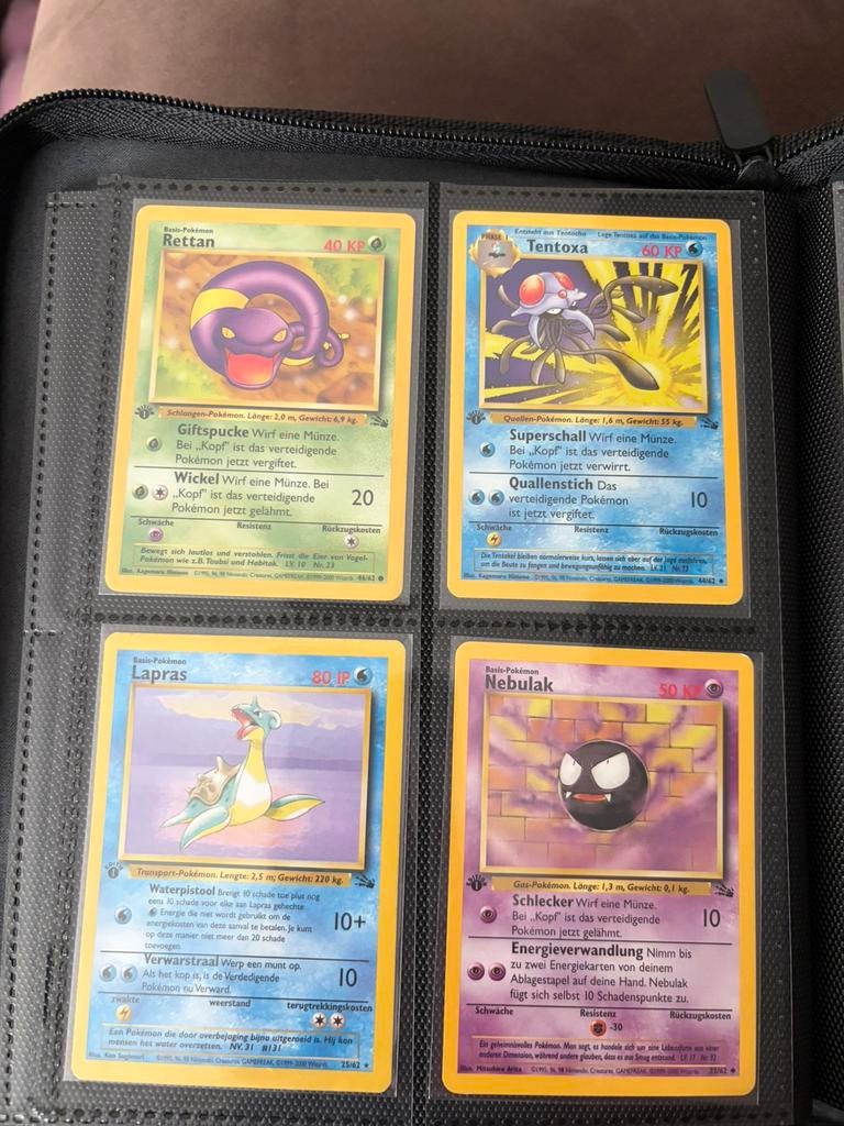 Fossil setje pokemon, Ophalen of Verzenden, Zo goed als nieuw, Meerdere kaarten