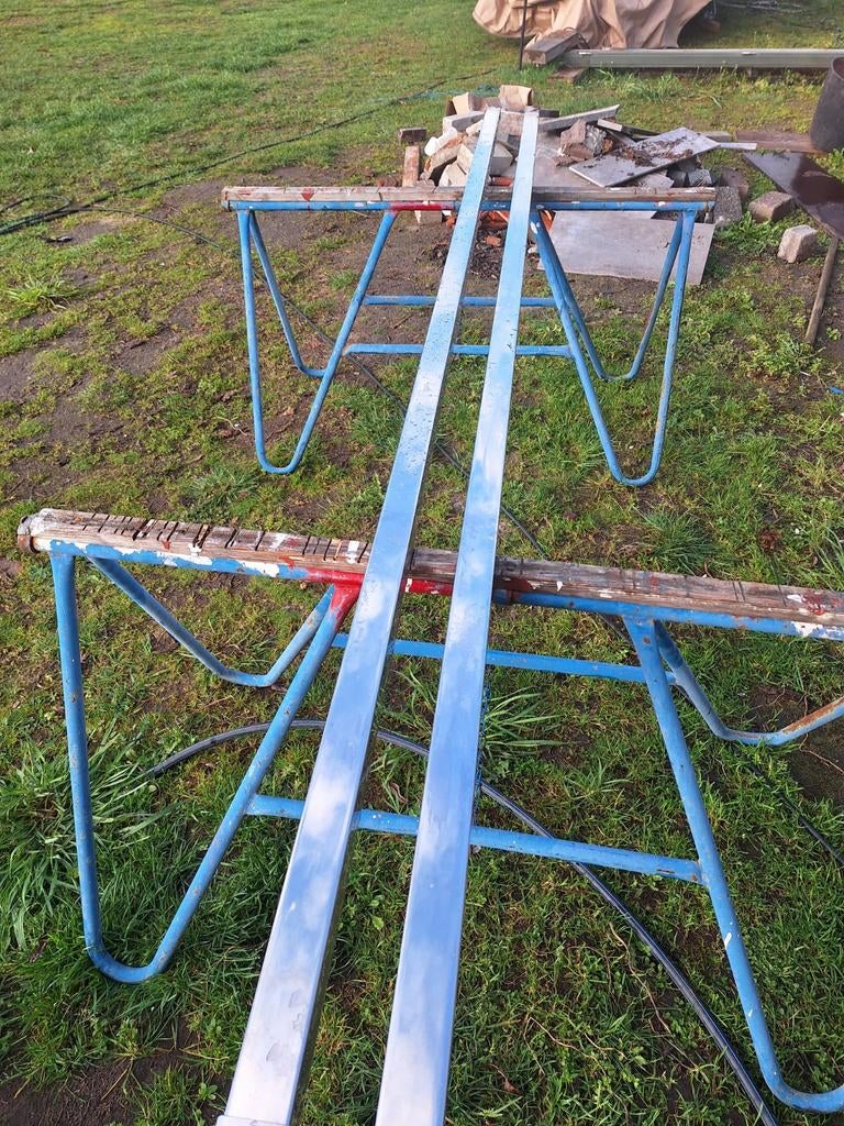 RVS kokers verchroomd - 2 stuks, Ophalen of Verzenden