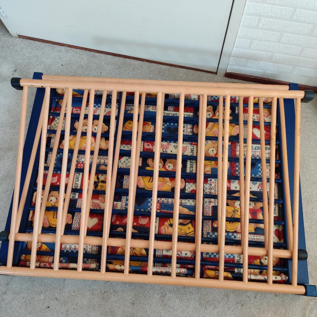 Inklapbare box met afneembaar boxkleed, Kinderen en Baby's, Ophalen, Gebruikt, Vierkant, Boxkleed