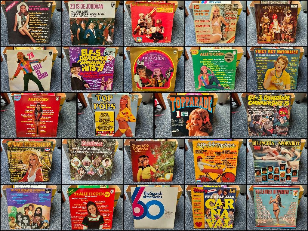 Unieke collectie LP's 60-70 jaren, Cd's en Dvd's, Vinyl | Overige Vinyl, Ophalen of Verzenden, Gebruikt, Overige formaten