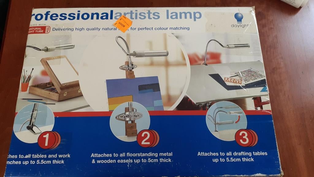 Daylight professionele artiestenlamp voor perfecte kleuren, Ophalen of Verzenden