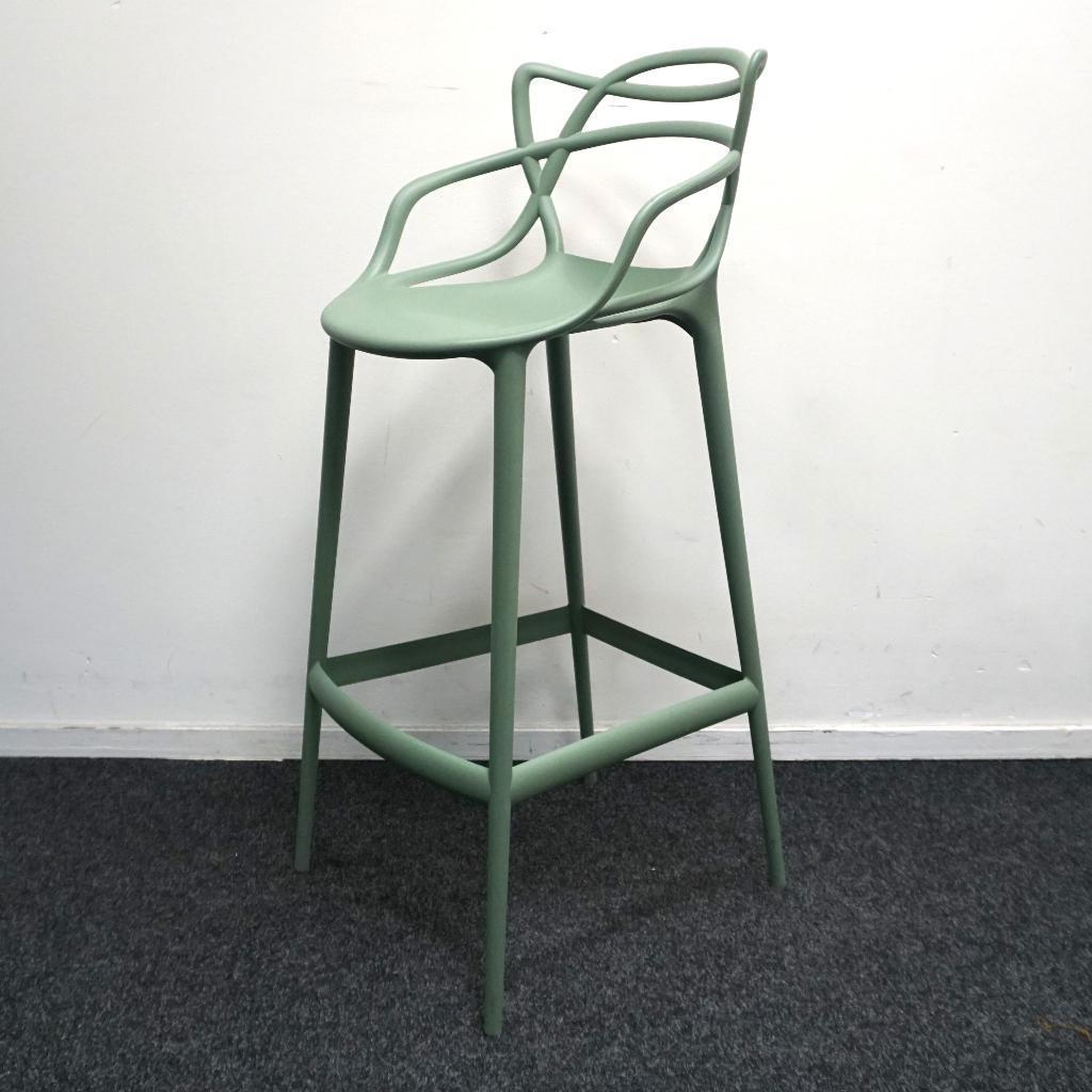 Kartell Masters Design Barkruk | Zacht Groen |Zithoogte 75cm, Kunststof, -, -, 60 tot 90 cm