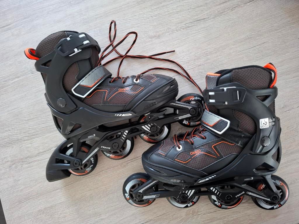Oxelo verstelbare skates maat 35/38, Ophalen of Verzenden, Verstelbaar, Zo goed als nieuw