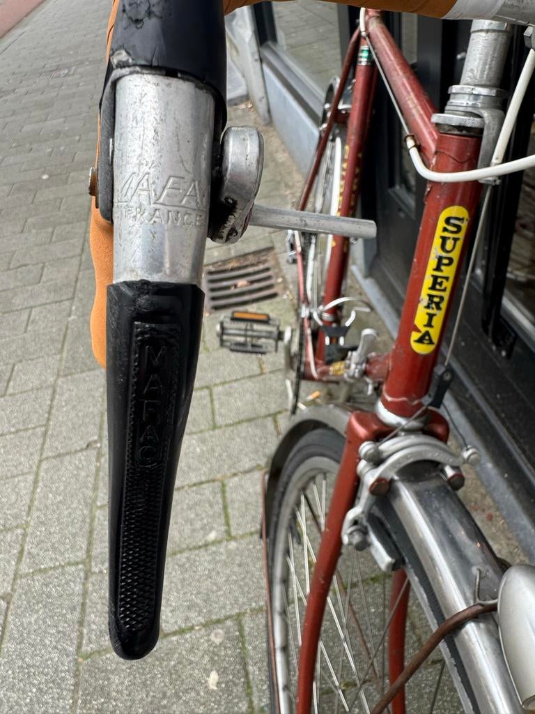 Superia Voyager Gents Racefiets 62cm - Mafac Racer, Gebruikt, Staal, Heren, 61 tot 65 cm