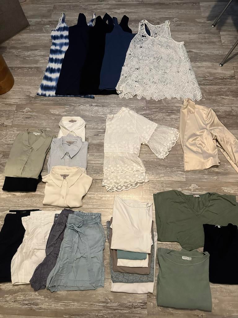 L pakket dames maat 40/ L zomer 25 delig, Ophalen of Verzenden, Zo goed als nieuw, Maat 38/40 (M)