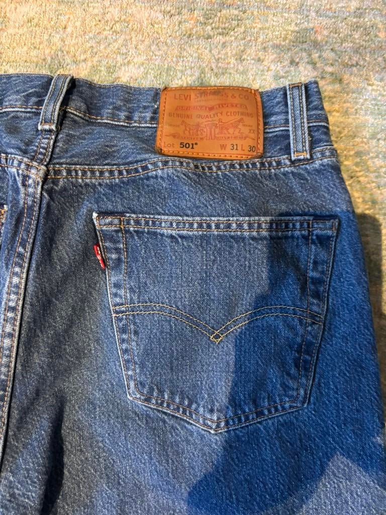 Levi’s 501 (W31/L30), Ophalen, Zo goed als nieuw, Blauw, W32 (confectie 46) of kleiner