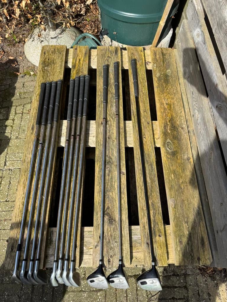 golfset links handig (Tour Craft irons + driver + woods) –, Ophalen, Zo goed als nieuw, Set