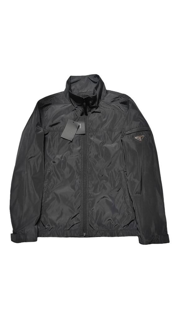 Prada Re-Nylon Logo jack jas zwart NIEUW! Maat XL XXL, Ophalen of Verzenden